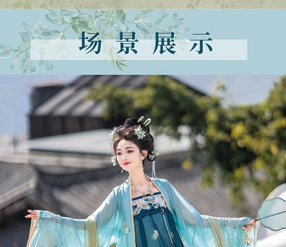 Traditional Chinese Floral Embroidery Costume Set SpreePicky