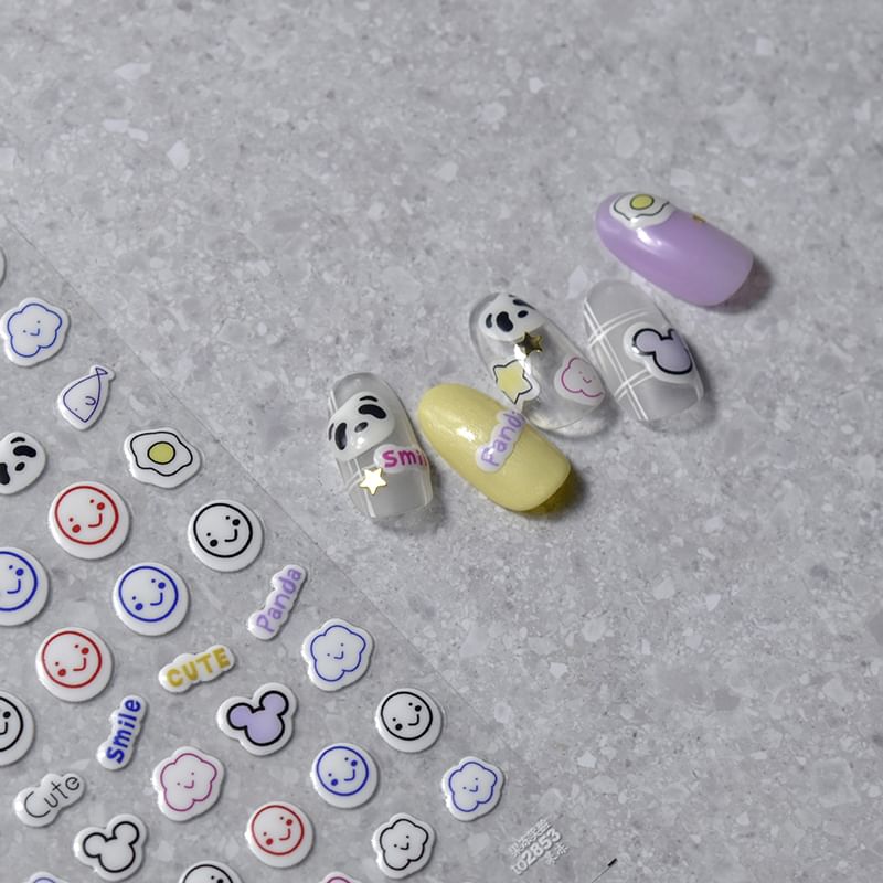 Cartoon Nail Art Stickers SpreePicky