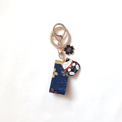 Japanese Lucky-Cat Key Ring / Bag Charm SpreePicky