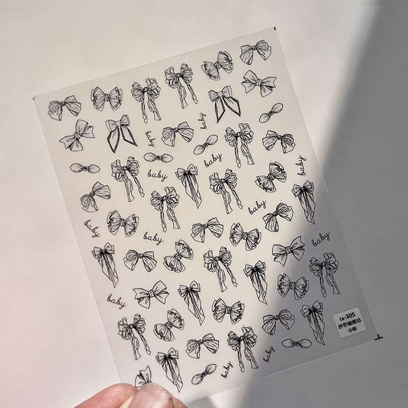 Ribbon Nail Art Sticker SpreePicky