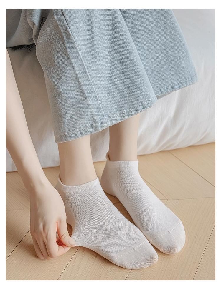 Plain Ankle Socks Set SpreePicky