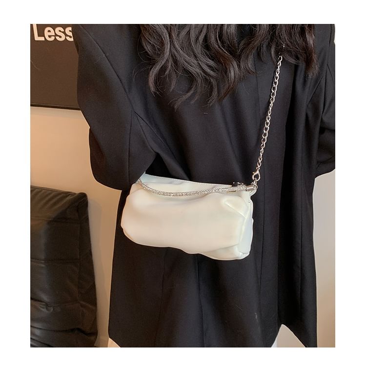 Faux Leather Chained Crossbody Bag SpreePicky