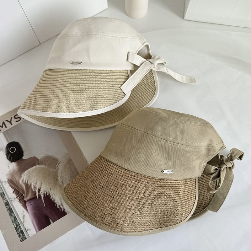 Straw Panel Sun Hat SpreePicky