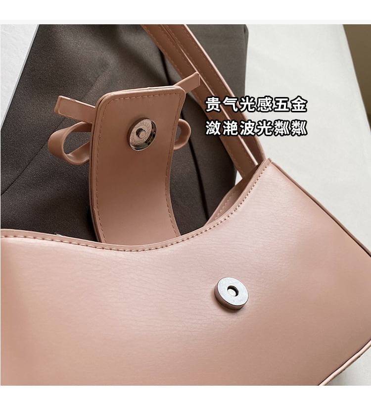 Bow Faux Leather Shoulder Bag SpreePicky