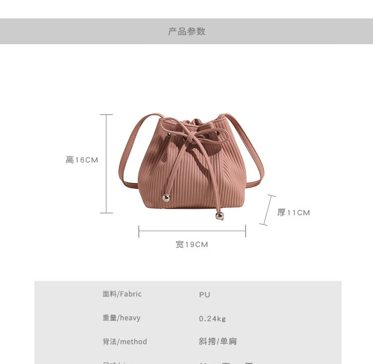 Ribbed Bucket Bag SpreePicky