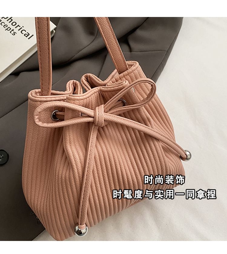 Ribbed Bucket Bag SpreePicky