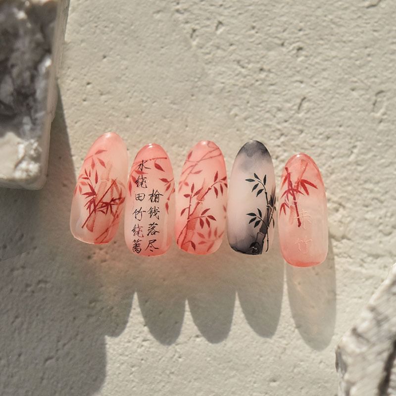 Bamboo Nail Art Sticker SpreePicky