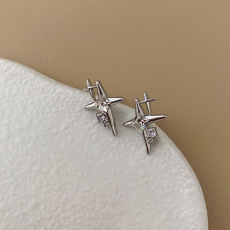 Star Rhinestone Alloy Stud Earring mySite