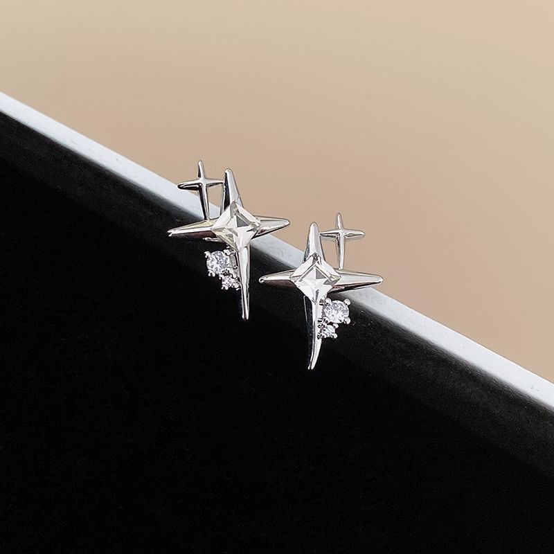 Star Rhinestone Alloy Stud Earring mySite