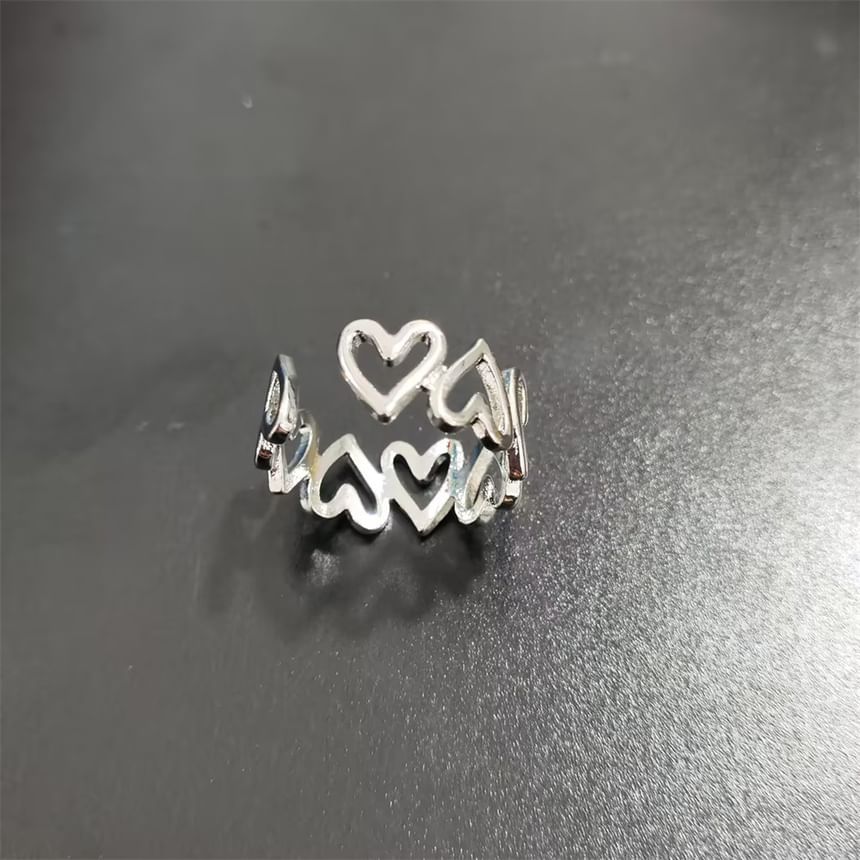 Heart Alloy Open Ring mySite