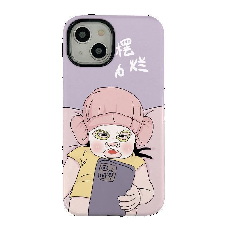 Cartoon Phone Case - iPhone 15 Pro Max / 15 Pro / 15 Plus / 15 / 14 Pro Max / 14 Pro / 14 Plus / 14 / 13 Pro Max / 13 Pro / 13 / 13 mini / 12 Pro Max / 12 Pro / 12 / 12 mini / 11 Pro Max / 11 Pro / 11 SpreePicky