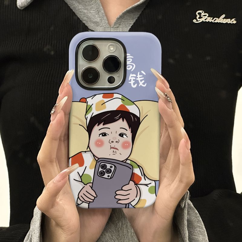 Cartoon Phone Case - iPhone 15 Pro Max / 15 Pro / 15 Plus / 15 / 14 Pro Max / 14 Pro / 14 Plus / 14 / 13 Pro Max / 13 Pro / 13 / 13 mini / 12 Pro Max / 12 Pro / 12 / 12 mini / 11 Pro Max / 11 Pro / 11 SpreePicky