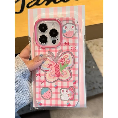 Butterfly Plaid Phone Case SpreePicky