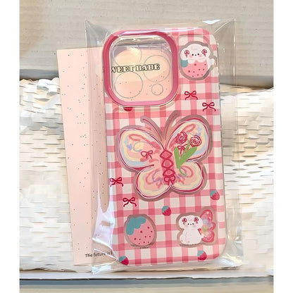 Butterfly Plaid Phone Case SpreePicky