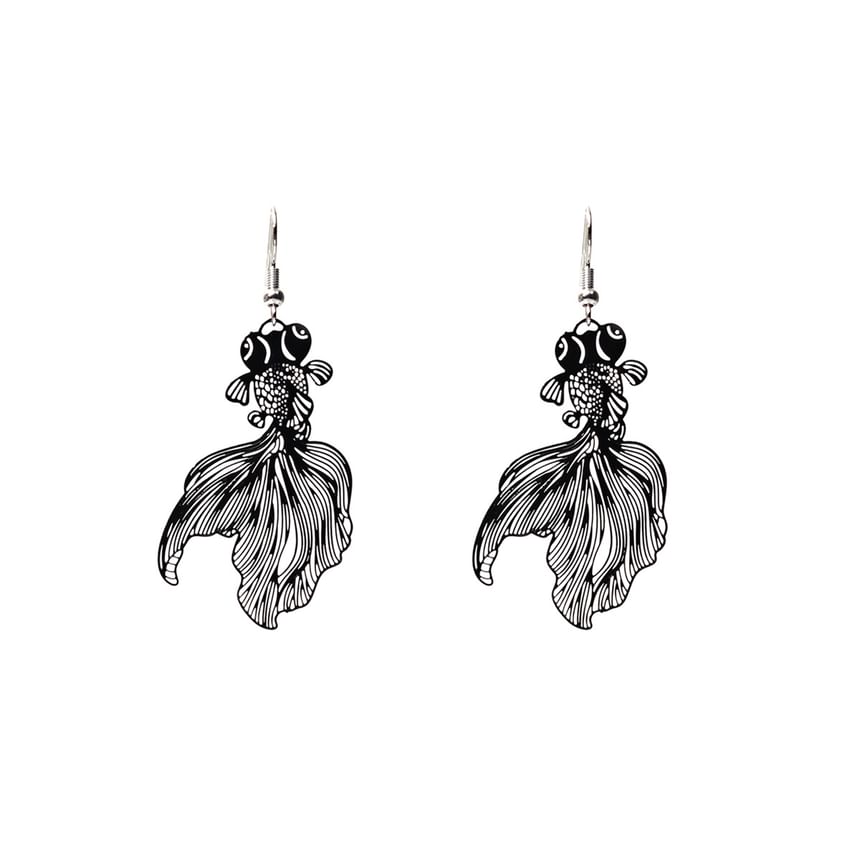 Goldfish Drop Hook Earring SpreePicky