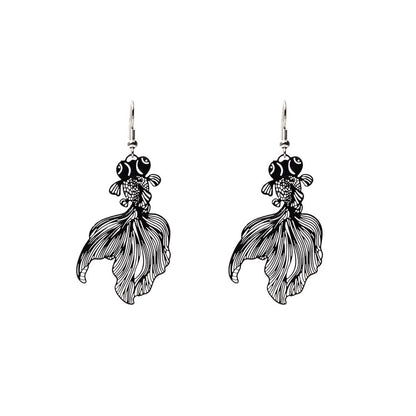 Goldfish Drop Hook Earring SpreePicky