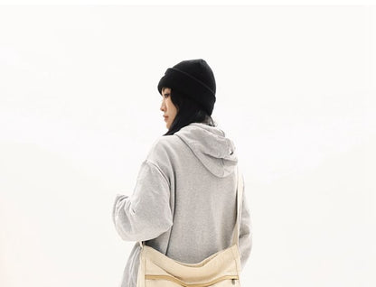 Multi-Pocket Canvas Crossbody Bag mySite