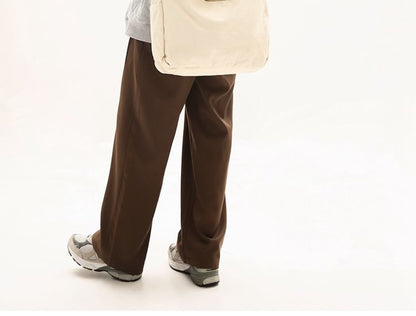 Multi-Pocket Canvas Crossbody Bag mySite