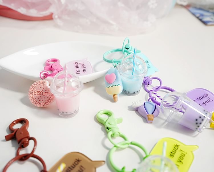 Bubble Milk-Tea Bag Charm / Key Ring SpreePicky