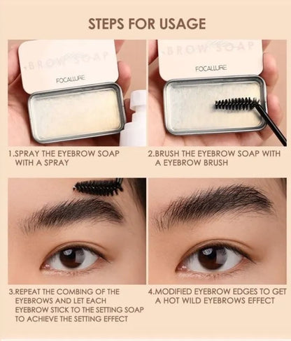 Brow Styling Soap with Brush & Knife SpreePicky