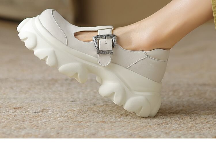 Platform T-Strap Shoes SpreePicky