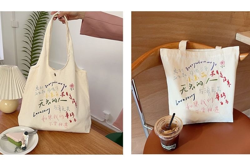 Embroidered Tote Bag SpreePicky