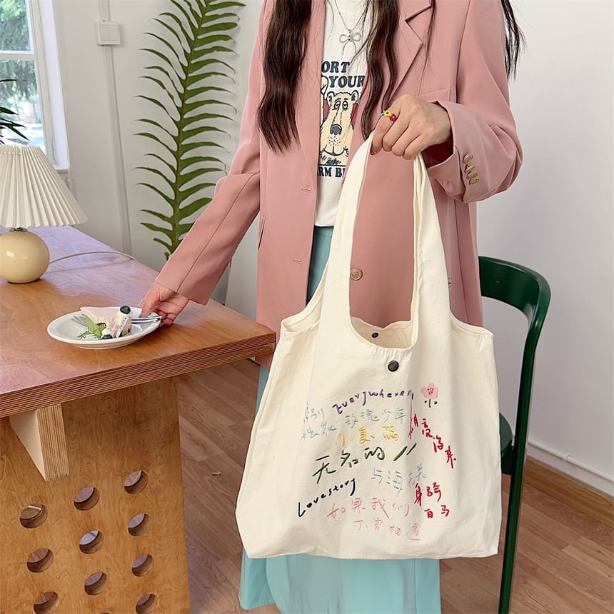 Embroidered Tote Bag SpreePicky