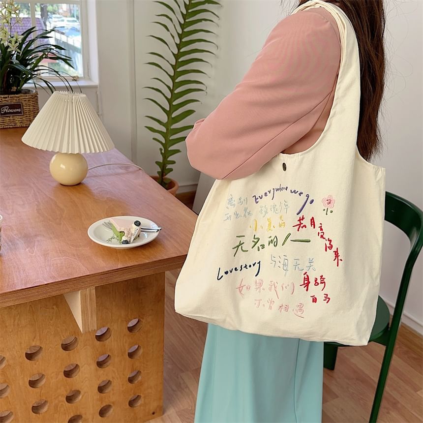 Embroidered Tote Bag SpreePicky