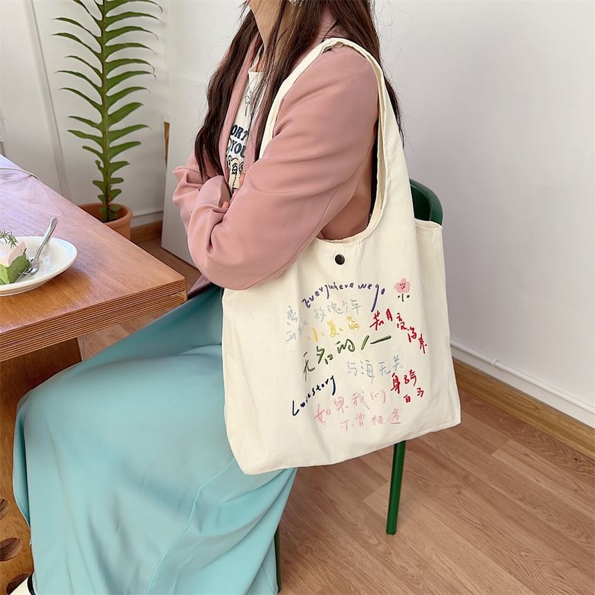 Embroidered Tote Bag SpreePicky