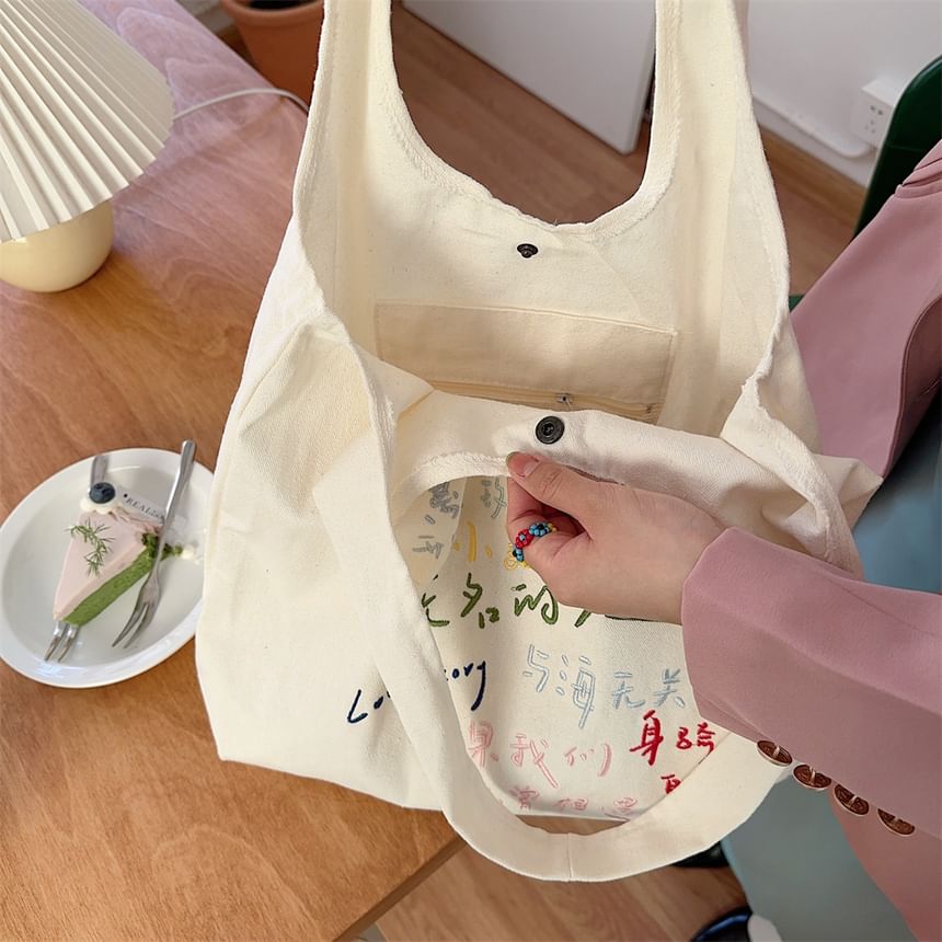 Embroidered Tote Bag SpreePicky