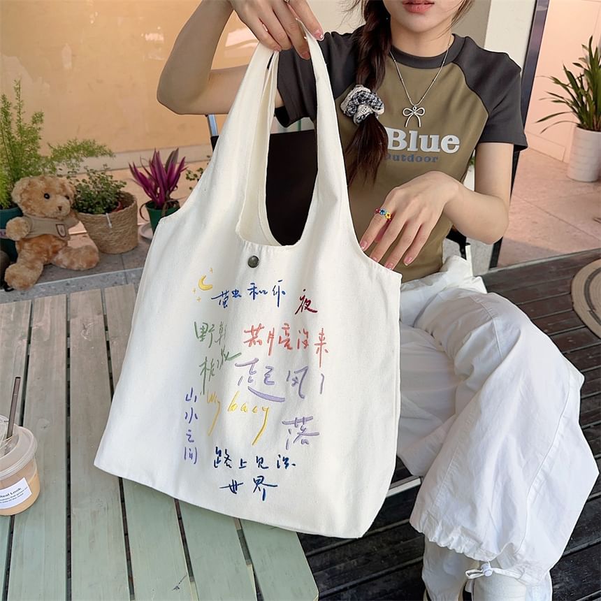 Embroidered Tote Bag SpreePicky