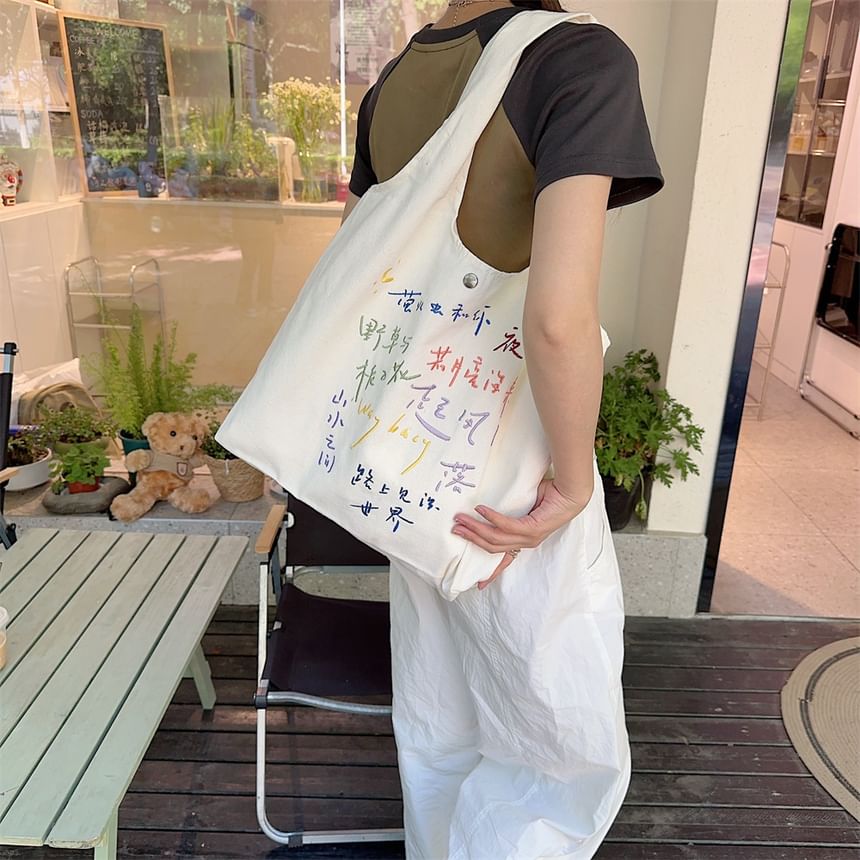 Embroidered Tote Bag SpreePicky