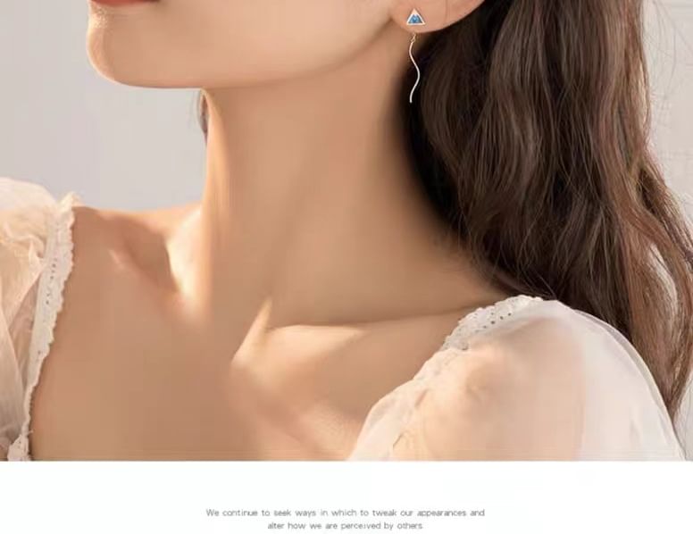 Triangle Threader Earring / Ear Stud SpreePicky