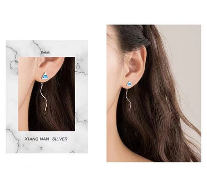 Triangle Threader Earring / Ear Stud SpreePicky