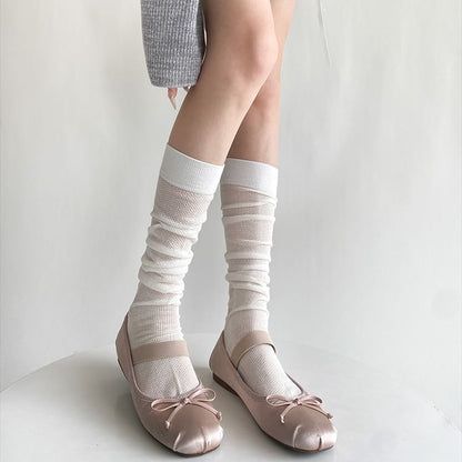 Ribbon Accent Socks / Set SpreePicky