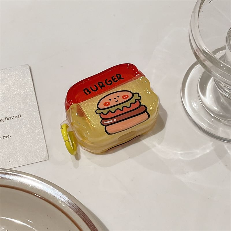 Burger French Fries Tomato Banana Airpods / Pro Earphone Case Skin SpreePicky