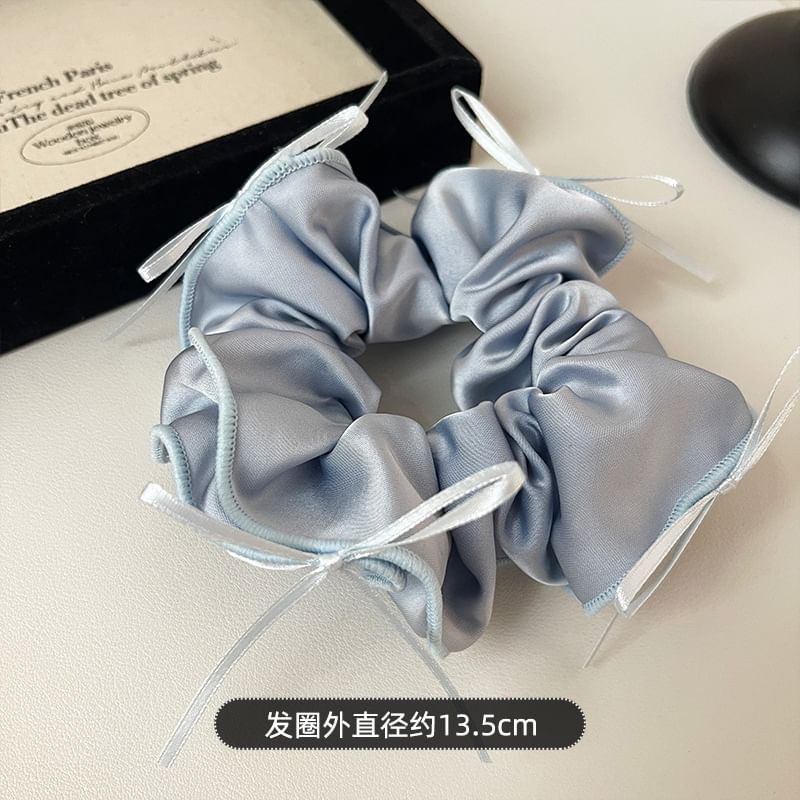 Bow Fabric Scrunchie SpreePicky