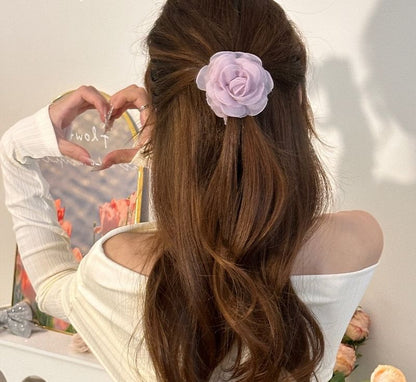 Floral Mesh Scrunchie SpreePicky