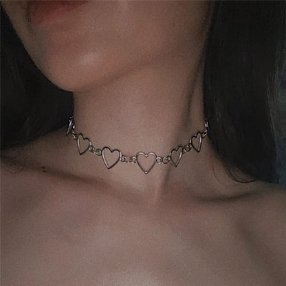 Heart Choker Necklace mySite