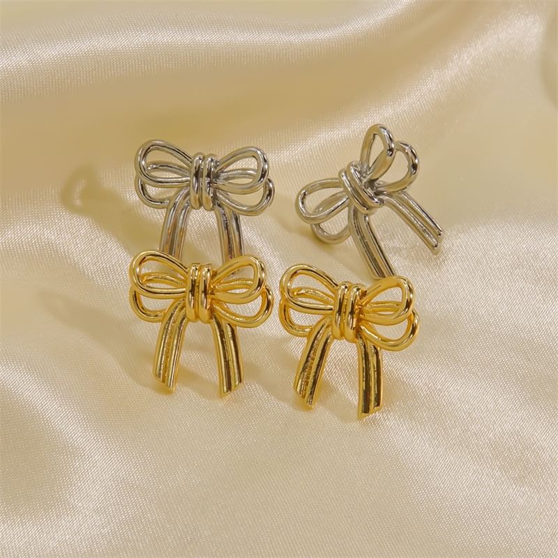 S925 Ribbon Earrings mySite