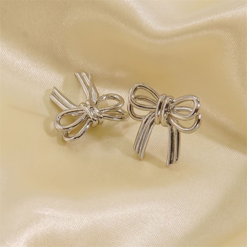 S925 Ribbon Earrings mySite