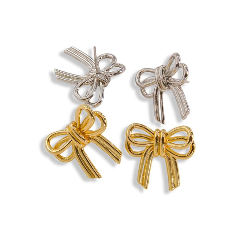 S925 Ribbon Earrings mySite