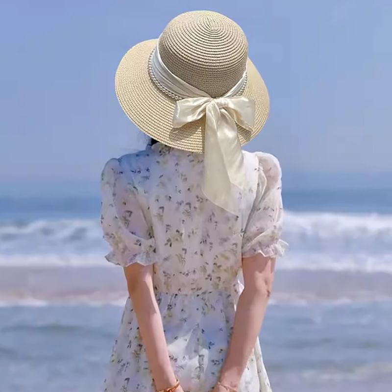 Bow Straw Hat SpreePicky