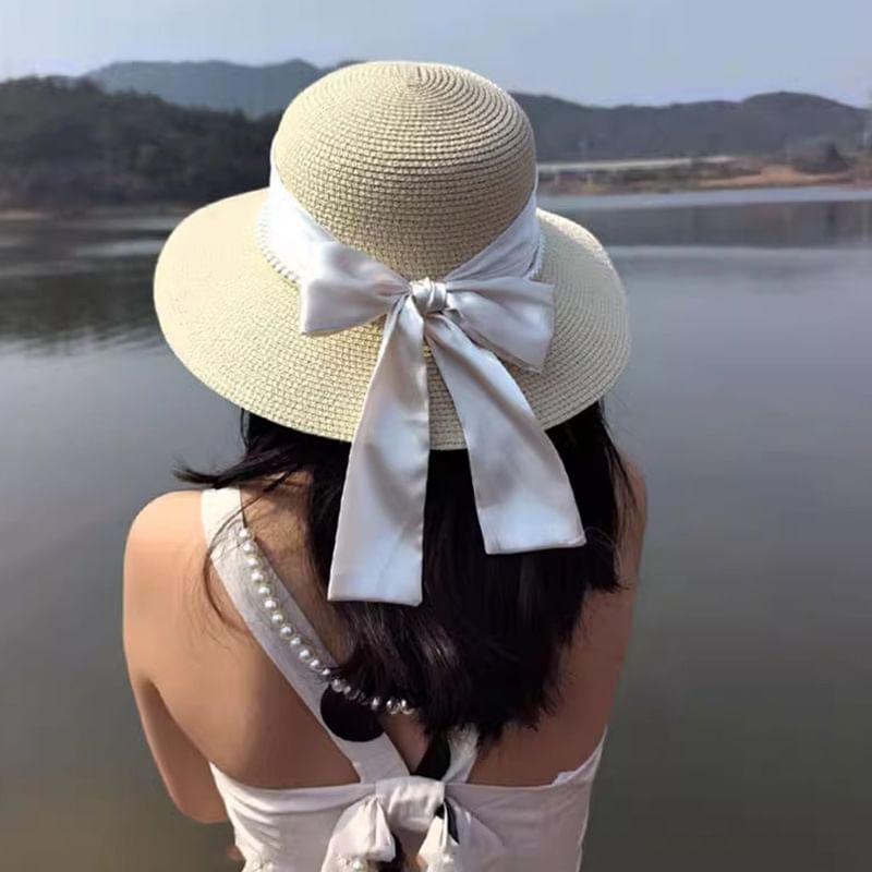 Bow Straw Hat SpreePicky