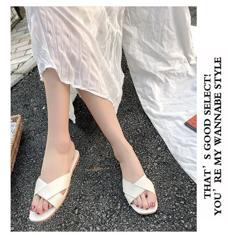 Knotted Slide Sandals SpreePicky