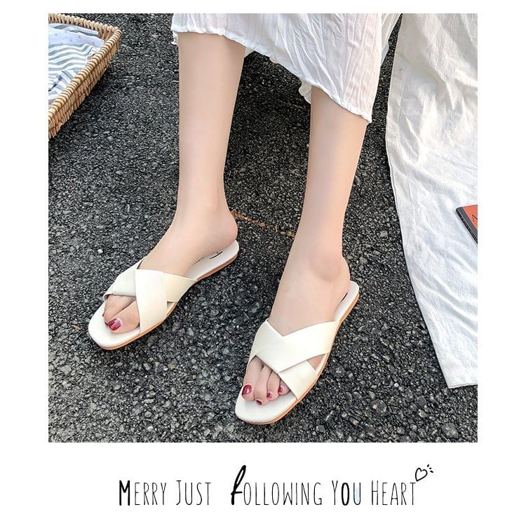 Knotted Slide Sandals SpreePicky