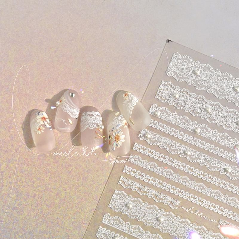 Lace Nail Art Stickers SpreePicky