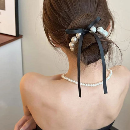 Bow Beaded Hair Tie SpreePicky