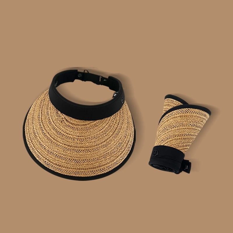 Straw Hat With Wide Brim SpreePicky