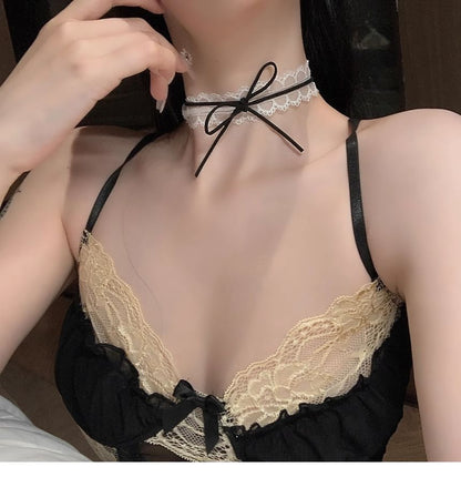 Bow Lace Choker SpreePicky